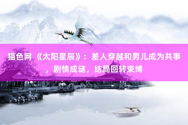 猫色网 《太阳星辰》：差人穿越和男儿成为共事，剧情成谜，结局回转束缚
