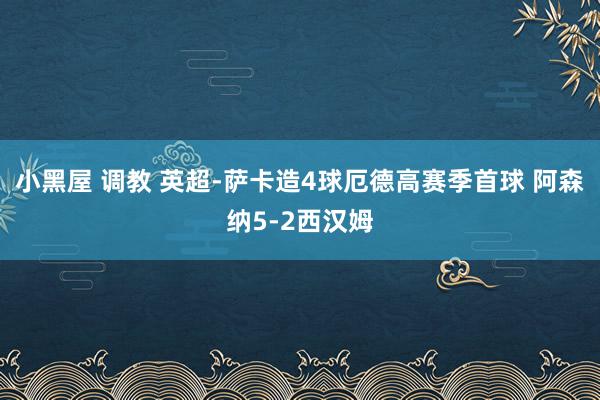 小黑屋 调教 英超-萨卡造4球厄德高赛季首球 阿森纳5-2西汉姆