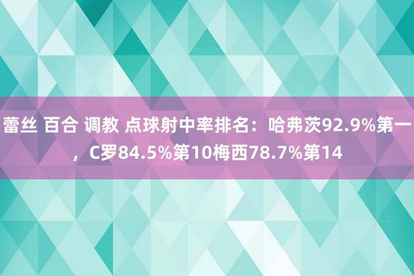 蕾丝 百合 调教 点球射中率排名：哈弗茨92.9%第一，C罗84.5%第10梅西78.7%第14