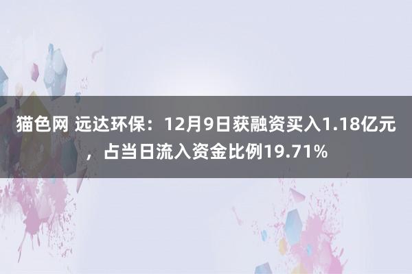 猫色网 远达环保：12月9日获融资买入1.18亿元，占当日流入资金比例19.71%