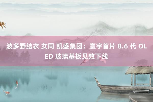 波多野结衣 女同 凯盛集团：寰宇首片 8.6 代 OLED 玻璃基板见效下线