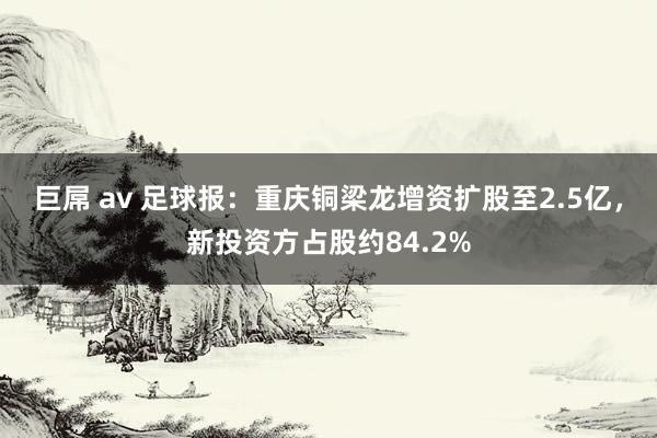 巨屌 av 足球报：重庆铜梁龙增资扩股至2.5亿，新投资方占股约84.2%