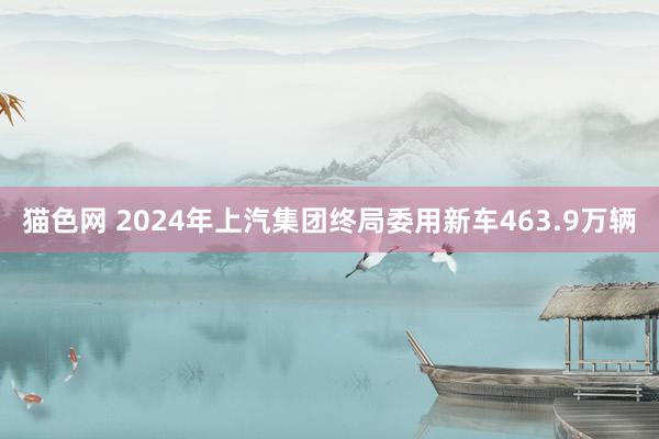 猫色网 2024年上汽集团终局委用新车463.9万辆
