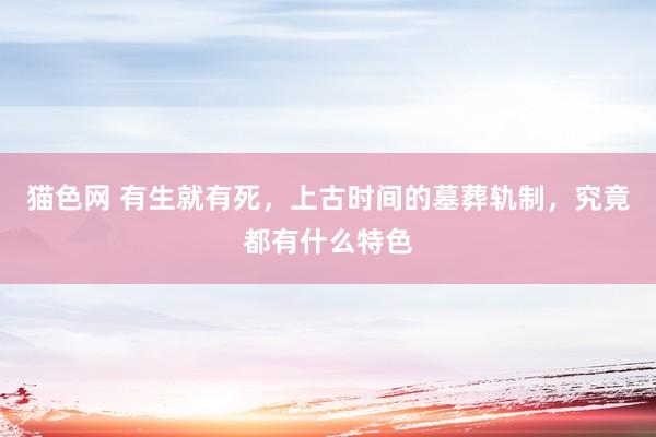 猫色网 有生就有死，上古时间的墓葬轨制，究竟都有什么特色