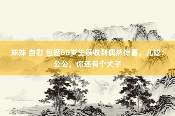 妹妹 自慰 包拯60岁生辰收到偶然惊喜，儿媳：公公，你还有个犬子