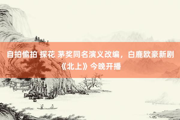 自拍偷拍 探花 茅奖同名演义改编，白鹿欧豪新剧《北上》今晚开播